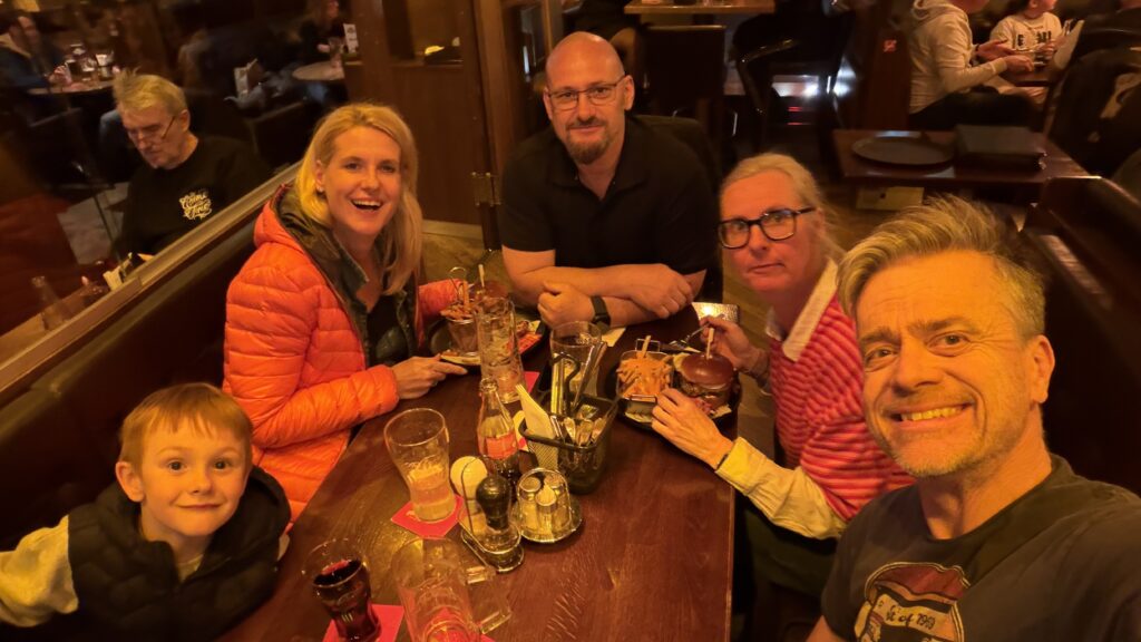 American Burger mit Niki, Jürgen & Ben