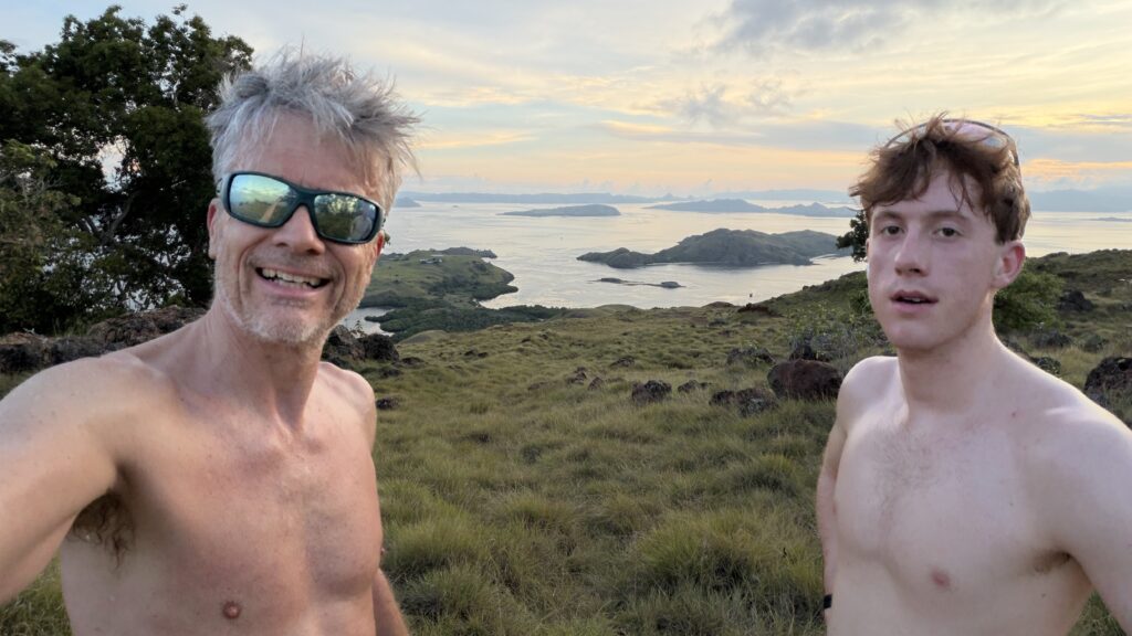 2 tolle Tauchgängen am letzten Tauchtag mit Tutles & Mantas – 1x Berglauf